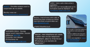 Les 5 arnaques par SMS les plus utilisées en 2024 : faux colis, contraventions, carte vitale…