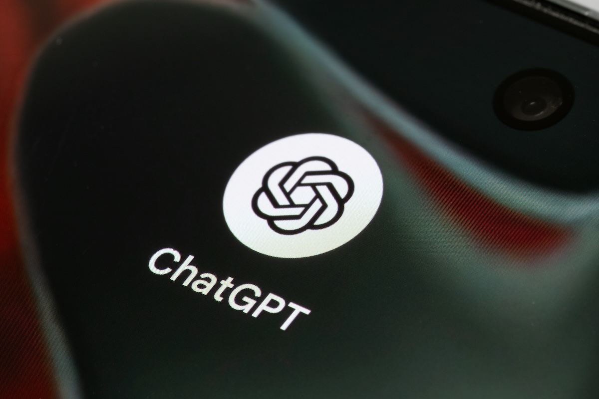 ChatGPT app icon displayed on a smartphone screen. Emphasizing advanced conversational AI capabilities and text generation features provided by OpenAI. Stafford, United Kingdom, October 6, 2024.