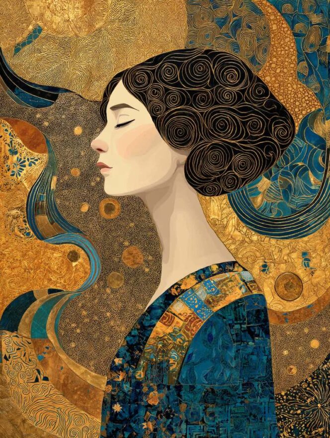 Midjourney-v7-Klimt