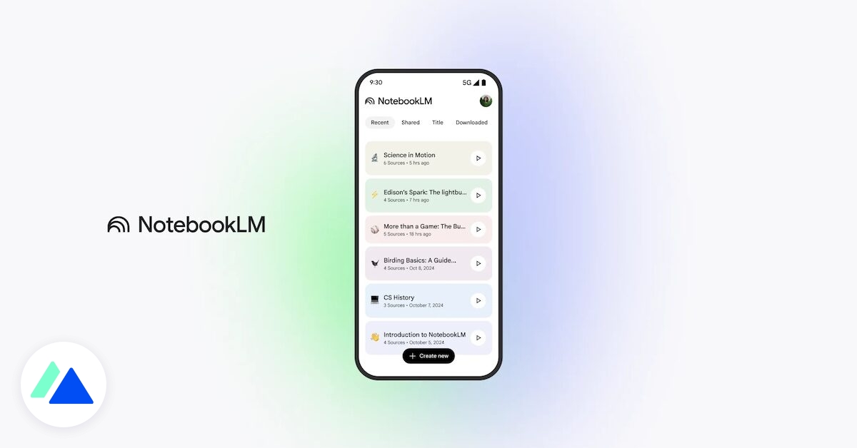 NotebookLM sur iOS et Android : l’application gratuite est disponible