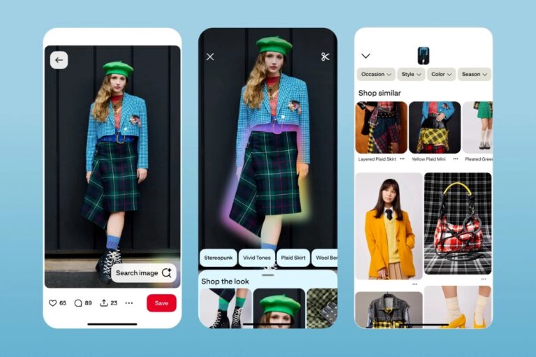 Pinterest améliore son outil de recherche visuelle avec l’IA