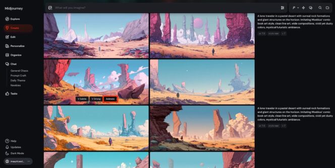 Midjourney-video-animate