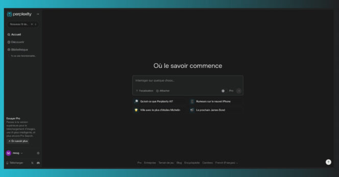 Tiktok récupération – Perplexity – Accueil