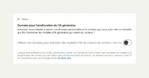 LinkedIn va utiliser vos données pour entrainer son IA : comment s’y opposer