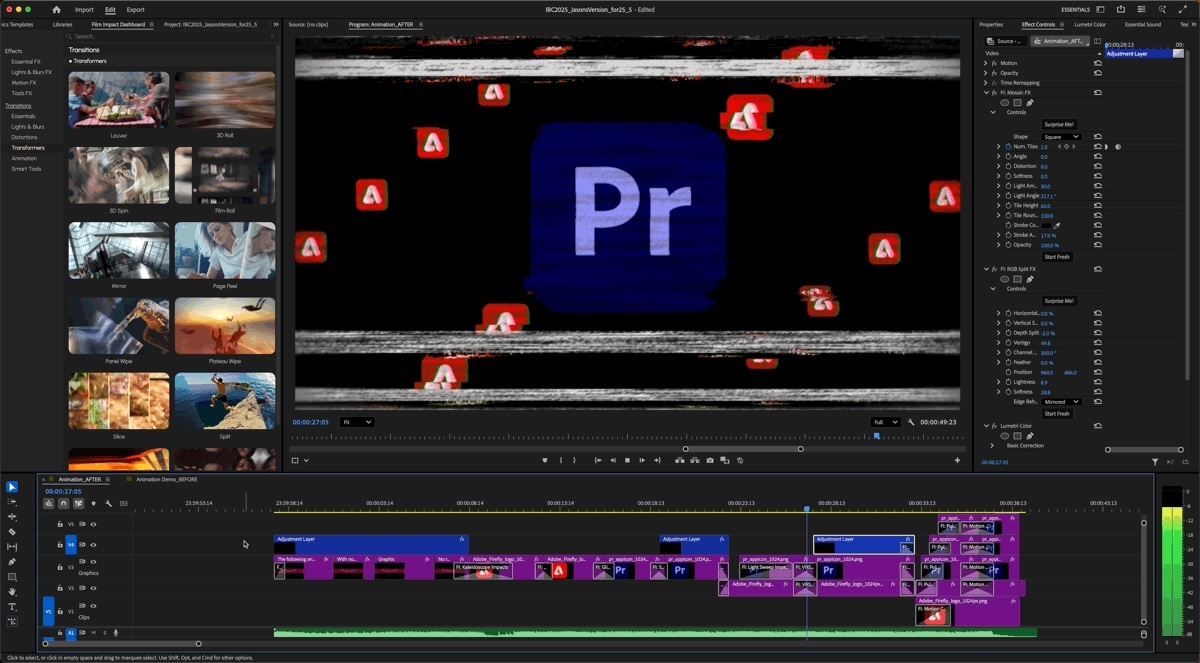 Premiere Pro Effects + Transitions