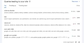 Google Search Console permet de suivre des groupes de requêtes autour d’une même intention
