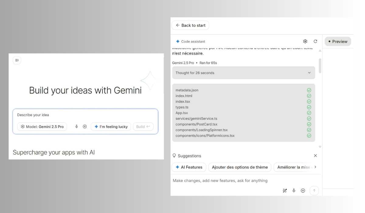 vibe coding test google