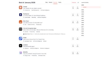 IA, productivité, social media&nbsp;: 5 nouveaux outils à découvrir en janvier 2026