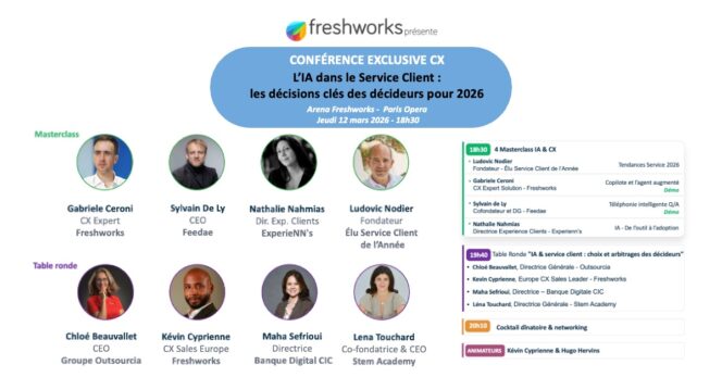 Freshworks CX IA event 12 mars Paris