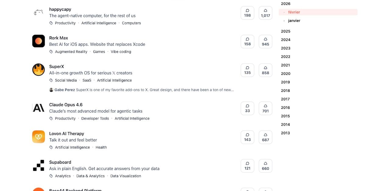 IA, productivité, social media : 5 nouveaux outils à découvrir en février 2026