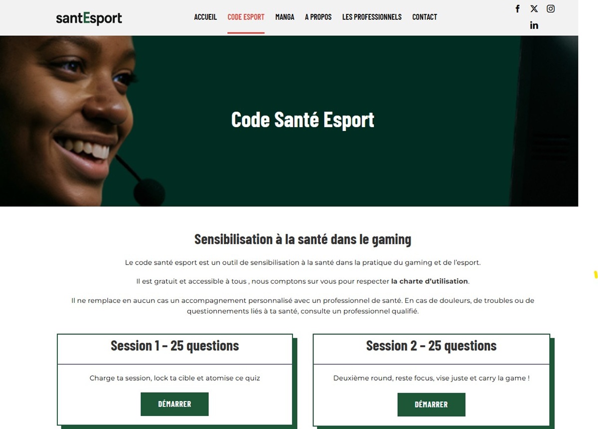 Code Sante Esport – Association Crazy Esport