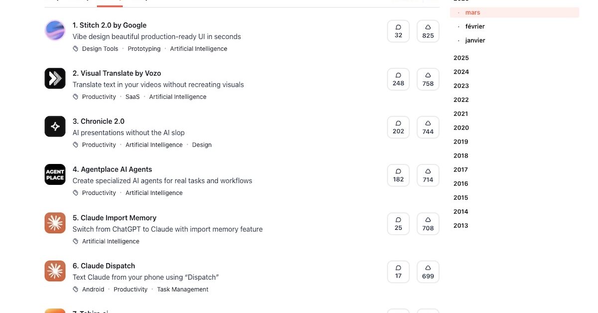 IA, social media, design : 5 nouveaux outils à découvrir en mars 2026