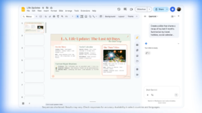 Google Workspace : Gemini peut désormais générer des documents, tableaux et présentations