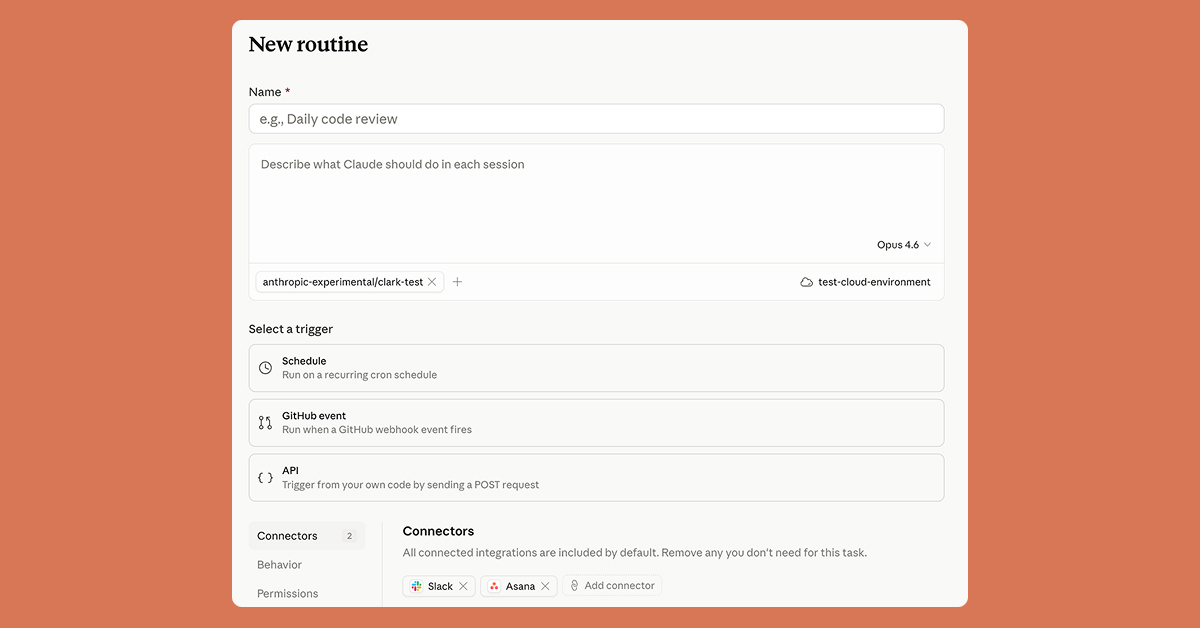 Avec les routines, Claude Code peut exécuter des tâches en permanence sur votre ordinateur - Agence web Nity Pro