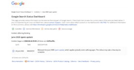 SEO&nbsp;: Google déploie une mise à jour de ses algorithmes (June 2026 spam update)