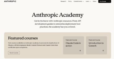 Anthropic Academy&nbsp;: comment se former gratuitement à l&rsquo;IA et à Claude