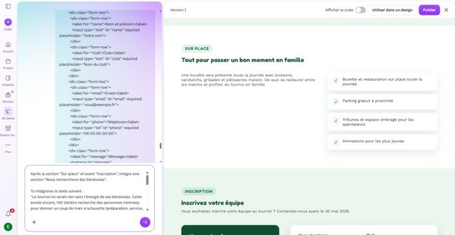 canva code 2 avant modif