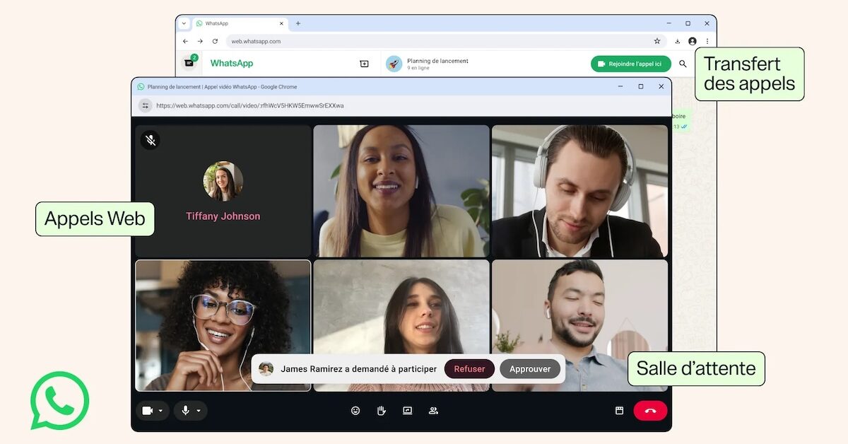 WhatsApp : les appels audio et vidéo arrivent enfin sur la version web