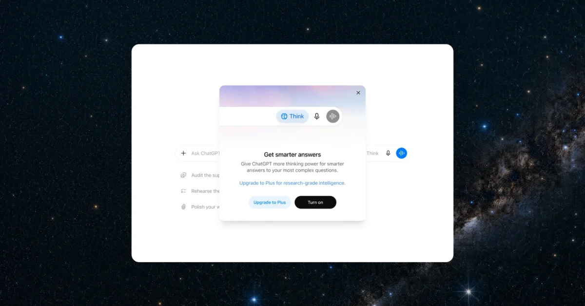 ChatGPT : 3 nouveautés sur la version gratuite, dont les messages illimités