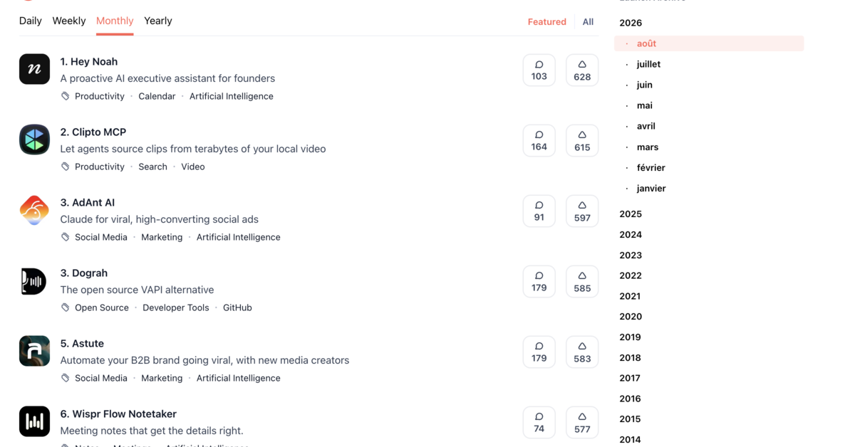 Productivité, marketing, IA : 5 nouveaux outils à tester en août 2026
