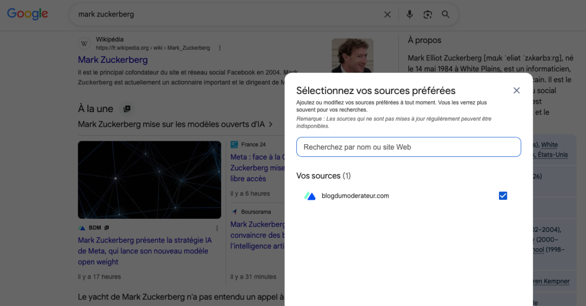 Sources préférées sur Google : comment ça marche - Agence web Nity Pro