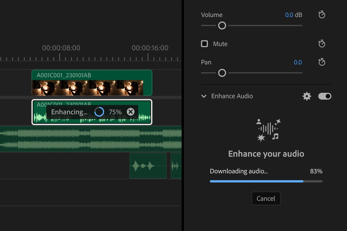 Premiere_Enhance Audio