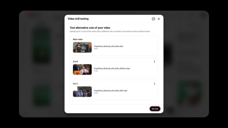 Montage conversationnel, test A/B vidéo, lives : les annonces de ...