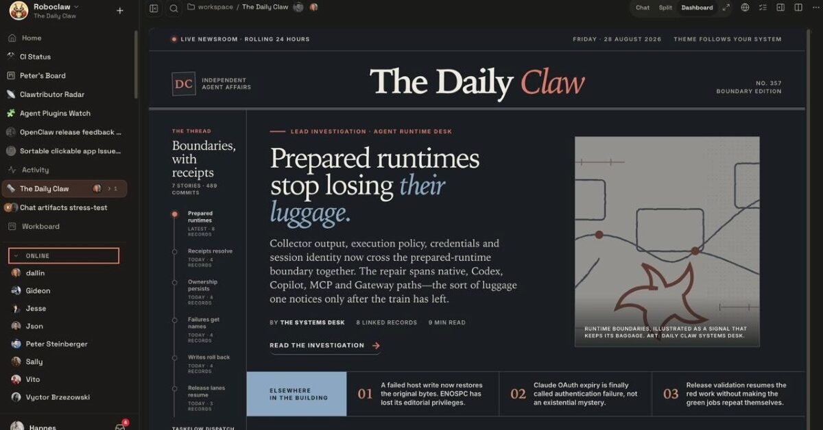 OpenClaw conçoit « par accident » la plus grande mise à jour de son histoire