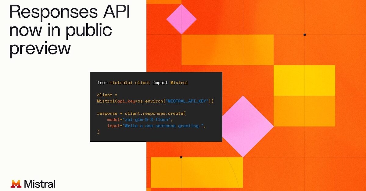 Avec Responses API, Mistral AI veut simplifier la création d’agents IA