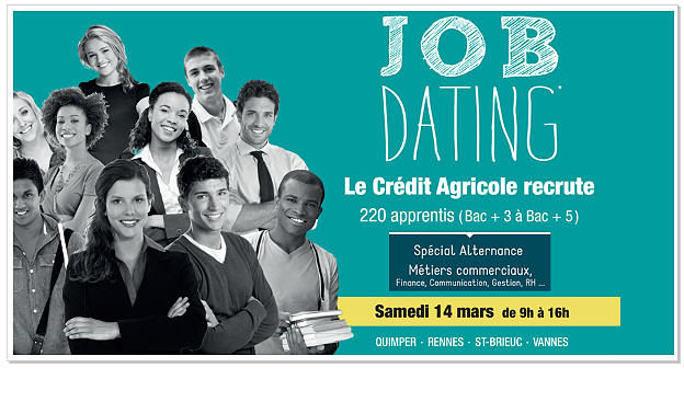 Crédit Agricole organise un job dating spécial alternant le 14 mars 2015