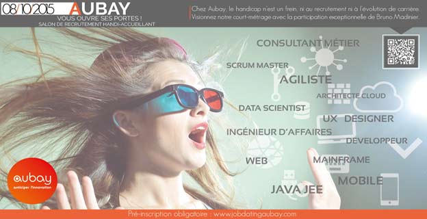 Aubay organise un job dating le 8 octobre 2015 à Paris