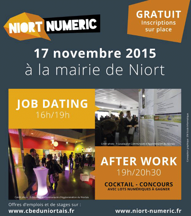 Job Dating Niort Numeric le 17 novembre