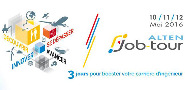 ALTEN Job Tour : de nombreux postes d’ingénieurs vous attendent à Rennes, Nantes et Brest du 10 au 12 mai