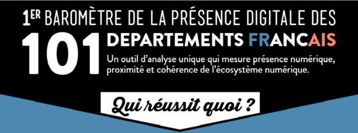 Baromètre de la présence digitale des départements français : la Ville de Paris domine