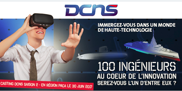 DCNS organise un job dating le 30 juin à Ollioules ! Immergez-vous dans un monde de haute technologie et repartez avec un CDI !