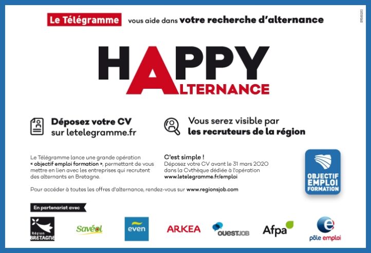Happy Alternance : le Télégramme se mobilise pour l'emploi
