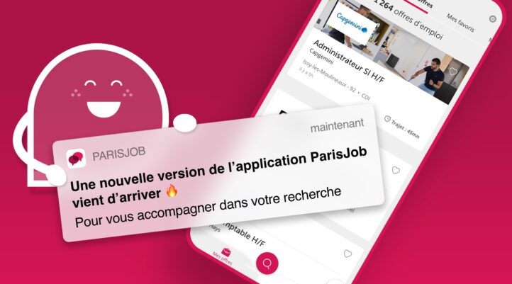 La nouvelle appli ParisJob disponible sur vos stores !