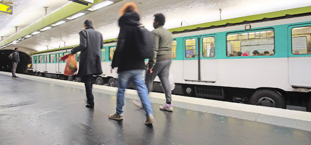 Le télétravail réduit considérablement l'afflux dans les transports en commun