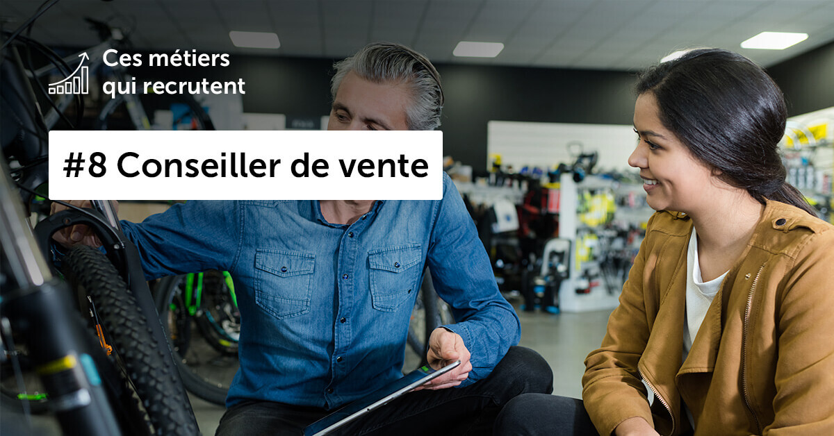 Ces métiers qui recrutent : conseiller de vente
