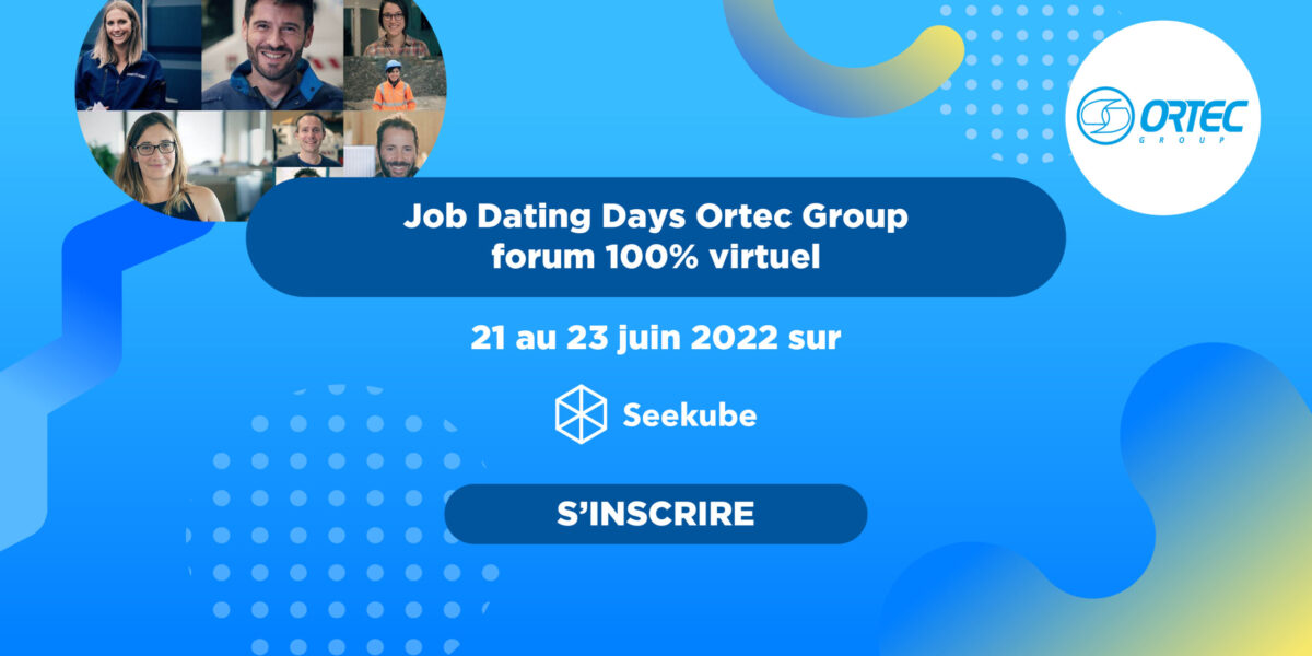 Job Dating Days : les recruteurs Ortec Group vous donnent rendez-vous en ligne du 21 au 23 juin !