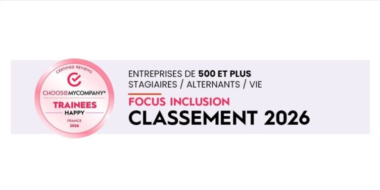 BNP Paribas dans le top 10 du classement Focus Inclusion Trainees® France 2026 !