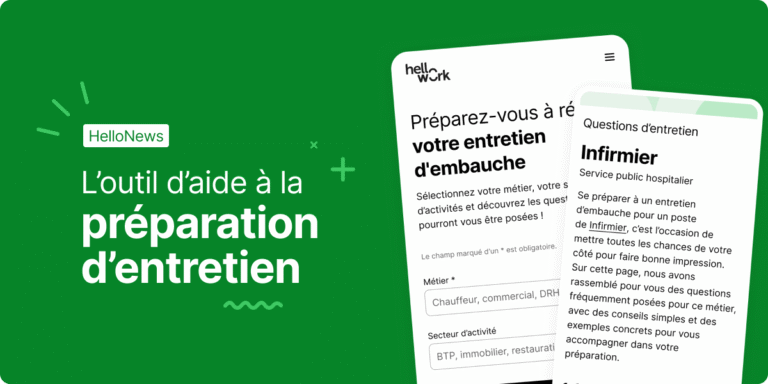 Votre entretien approche ? Préparez-le dès maintenant avec notre outil