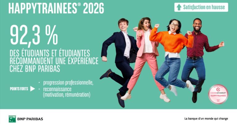 BNP Paribas, la banque qui attire les meilleurs talents !