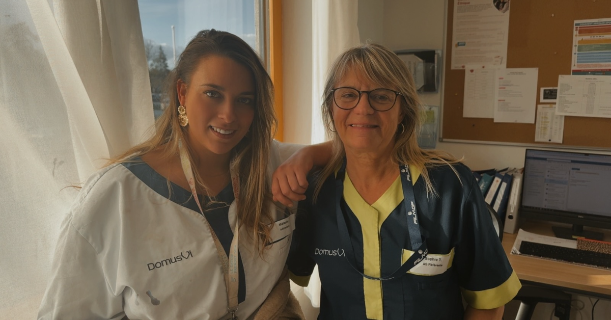 Infirmière et aide-soignante, une complémentarité au service des résidents : « Sophie est à la fois mes yeux et mes oreilles »