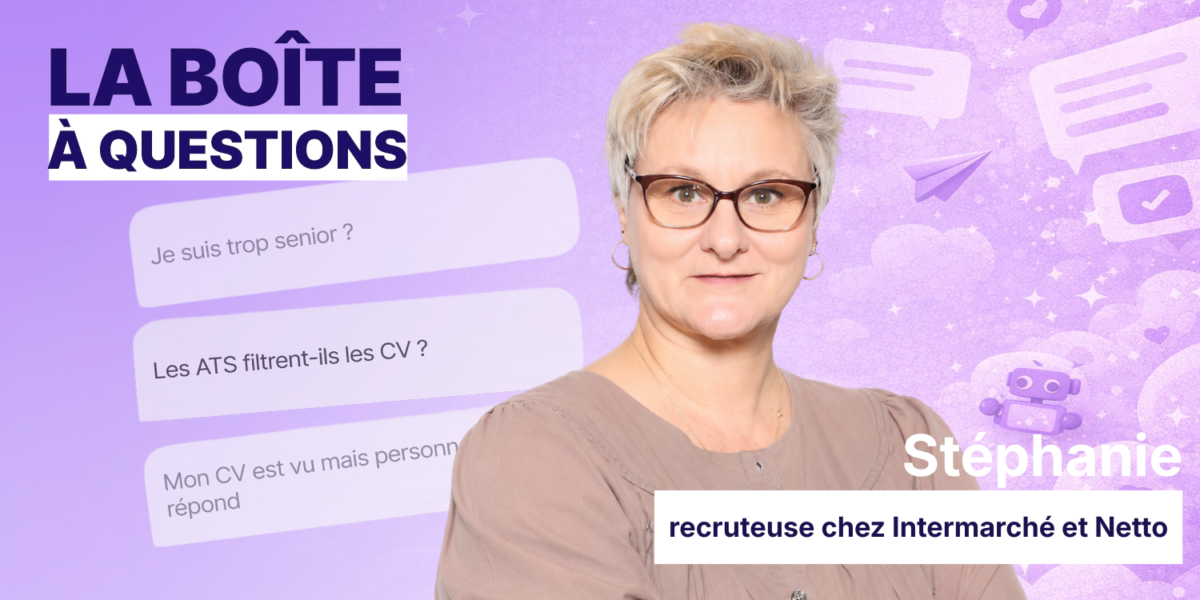 Stéphanie, recruteuse au sein de la logistique d’Intermarché et Netto, répond à vos questions ! 