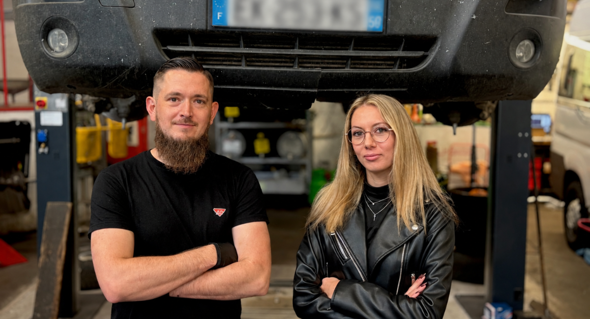 Océane, de l’accueil à la co-gérance d’un garage AD : « Le Réseau nous a accompagné de A à Z »