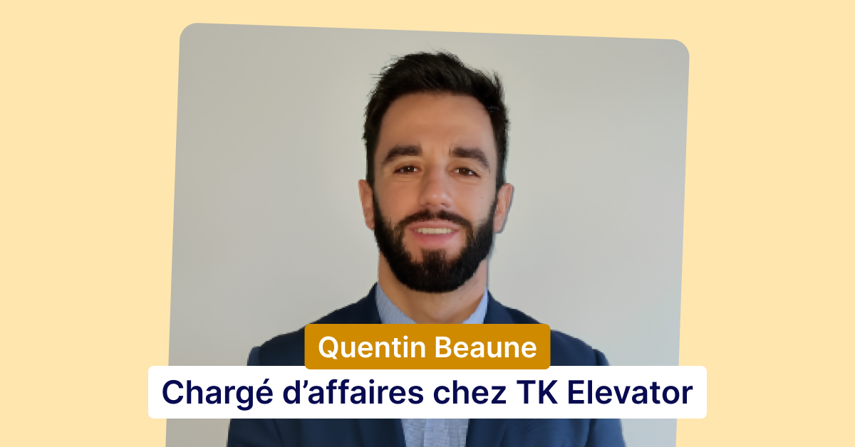 Quentin, d’alternant à chargé d’affaires dans les ascenseurs : « C’est mon socle technique qui m’a permis d’évoluer aussi vite dans ce métier »