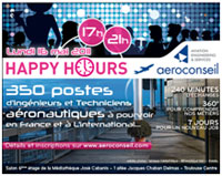 Happy Hours Aeroconseil à Toulouse : 350 postes à pourvoir