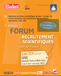 5ème forum de recrutement des scientifiques d'Ile-de-France