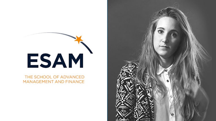 Mégane étudiante à l'ESAM
